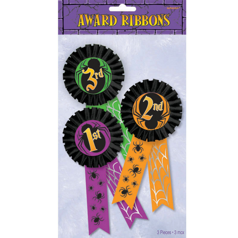 Halloween Award Ribbon Multi-Pack (3 count) - Click Image to Close