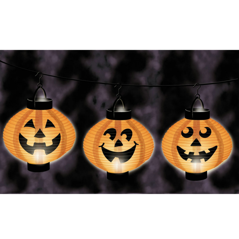 Halloween Light Up Lanterns (3 count)