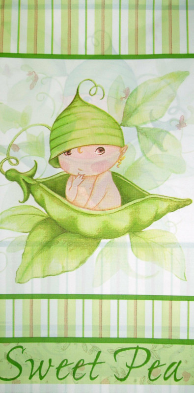 Sweet Pea Plastic Tablecover