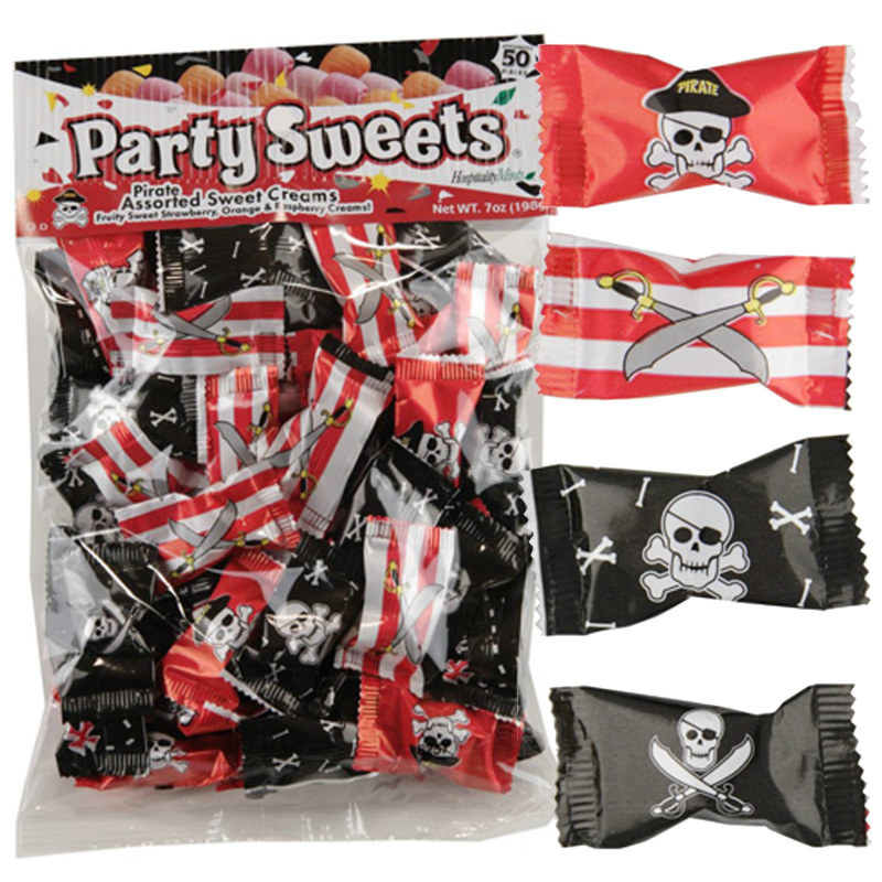 Pirate Asst. Sweet Creams (7 oz.) - Click Image to Close