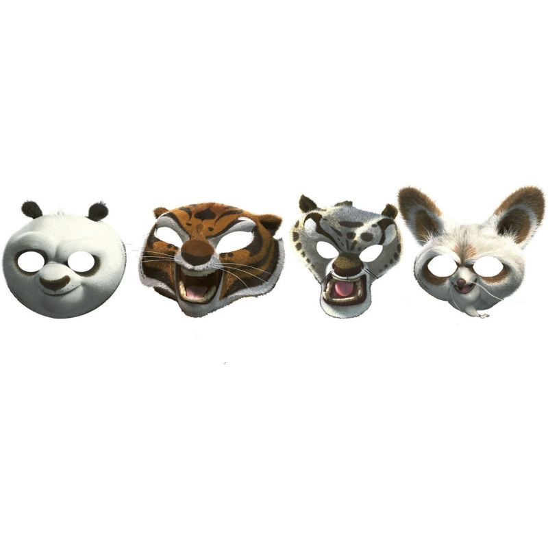 Kung Fu Panda Masks Asst. (8 count)