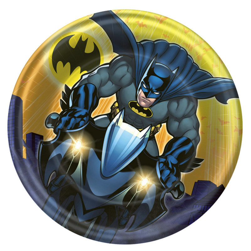 Batman The Dark Knight Dessert Plates (8 count) - Click Image to Close