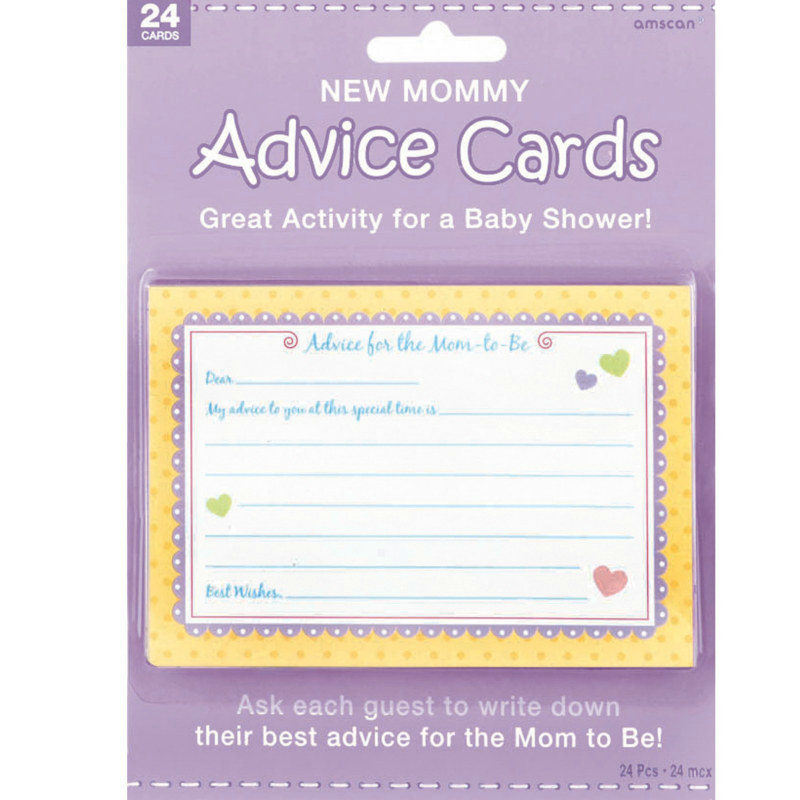 New Mommy Advice Cards (24 count) - Click Image to Close