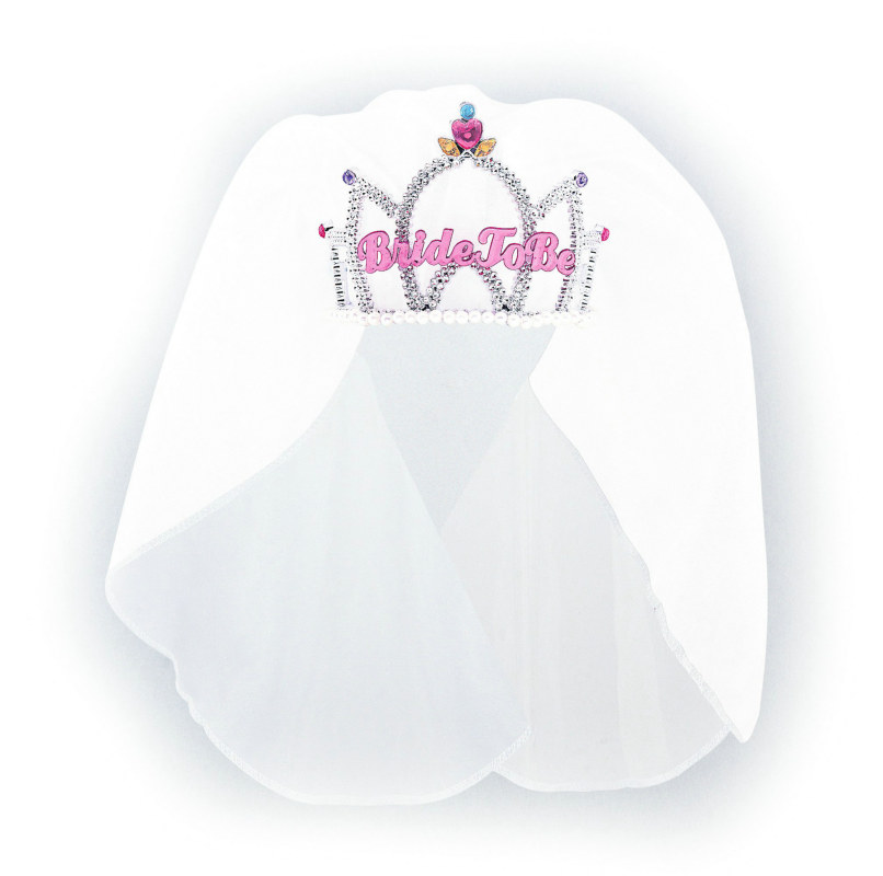 Bride To Be Tiara with Veil