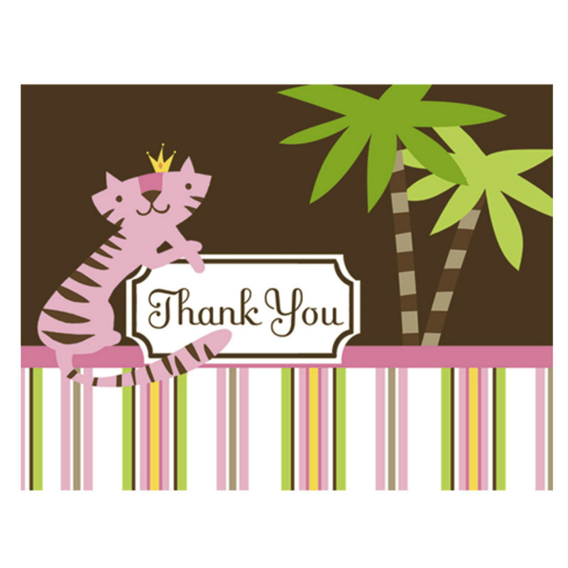 Queen of the Jungle Thank You Cards (8 count)