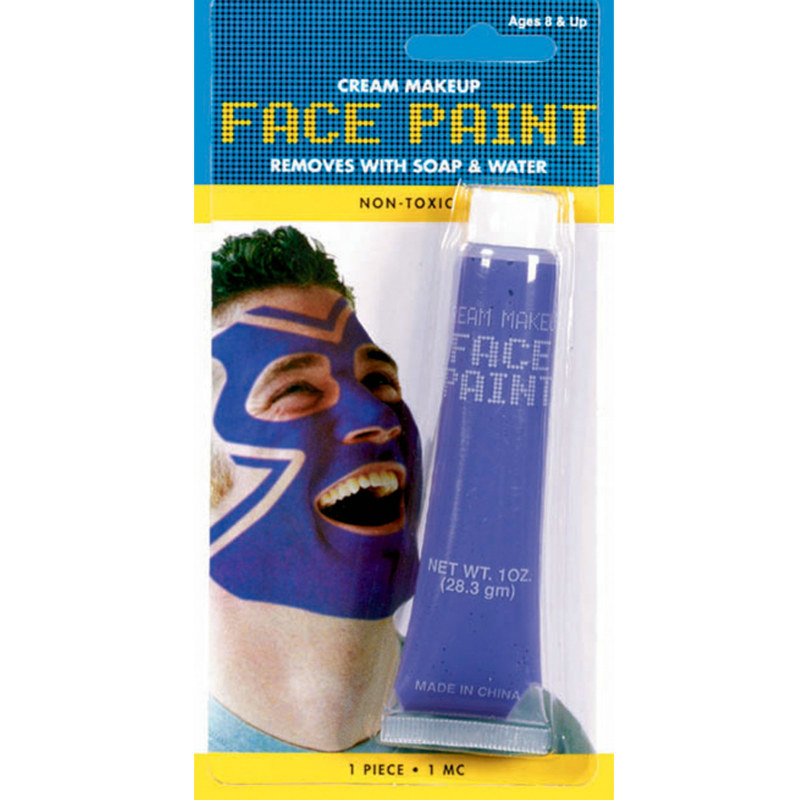 Blue Face Paint - Click Image to Close