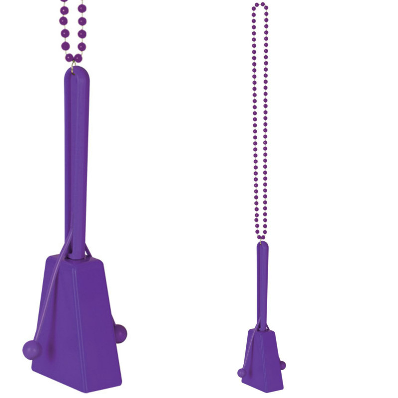 Purple Beads with Clacker