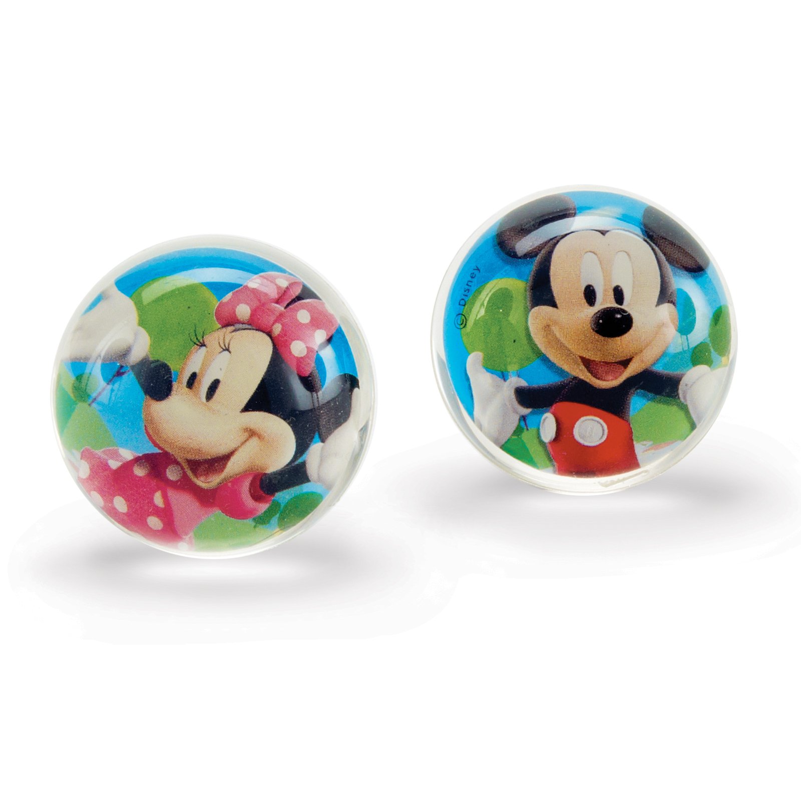 Mickey/Minnie Bounce Balls Asst. (4 count) - Click Image to Close