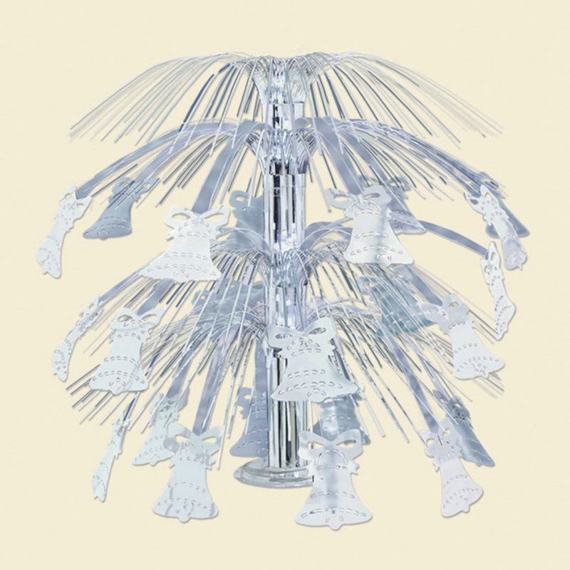 Silver Bell Cascade Centerpiece - Click Image to Close