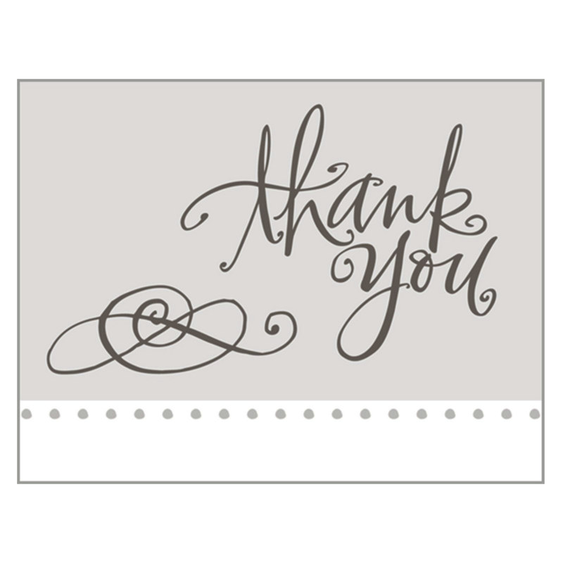 Elegant Thank You Cards (8 count) - Click Image to Close