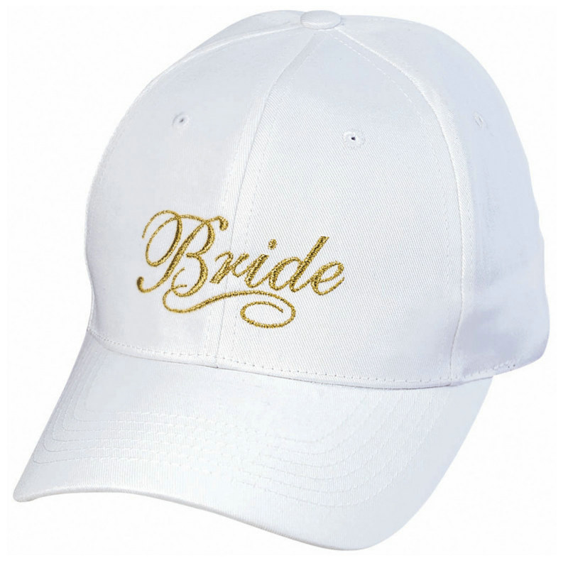 Deluxe Embroidered Bride's Hat