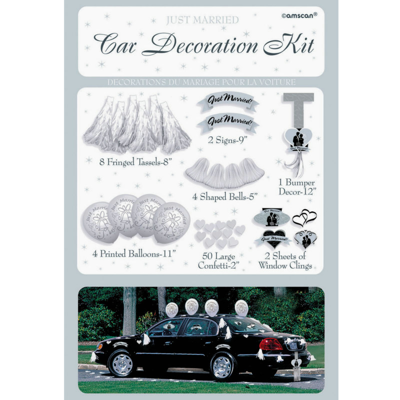 Wedding Car Decorating Set - Click Image to Close