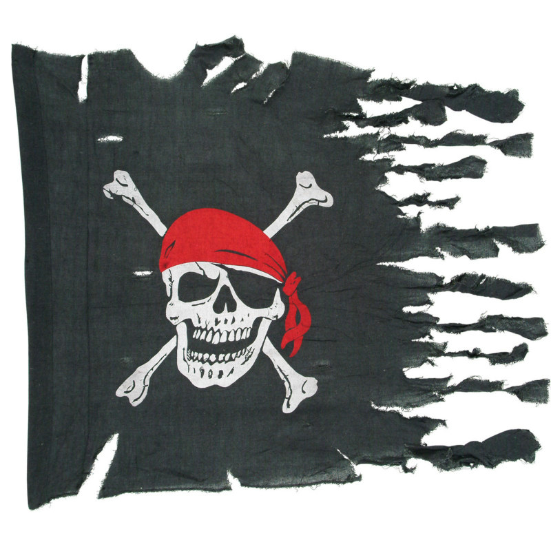 Weathered Pirate Flag - Click Image to Close