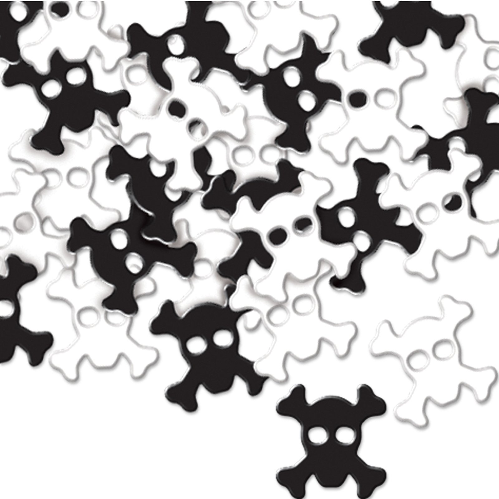 Skull and Cross Bones Confetti - Click Image to Close