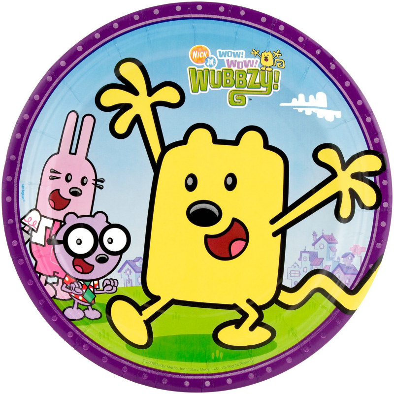 Wow! Wow! Wubbzy! Dinner Plates (8 count)