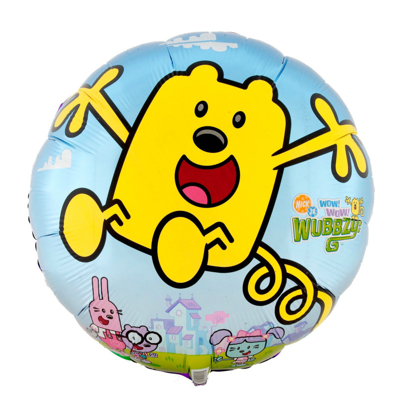 Wow! Wow! Wubbzy! 18" Foil Balloon - Click Image to Close