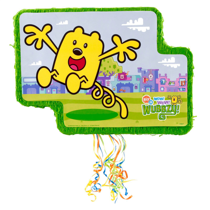 Wow! Wow! Wubbzy! Pop Out Pull String Pinata - Click Image to Close