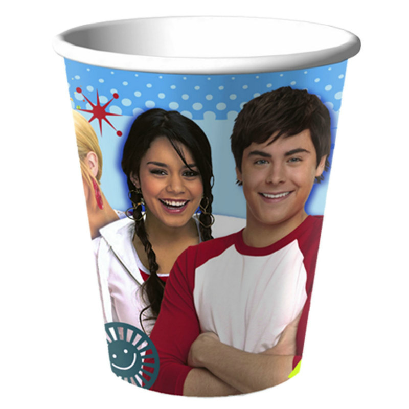 High School Musical: Friends 4 Ever 9 oz. Paper Cups (8 count) - Click Image to Close