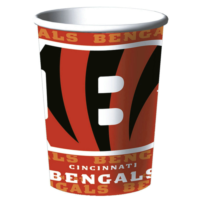 Cincinnati Bengals 16 oz. Plastic Cup (1 count) - Click Image to Close