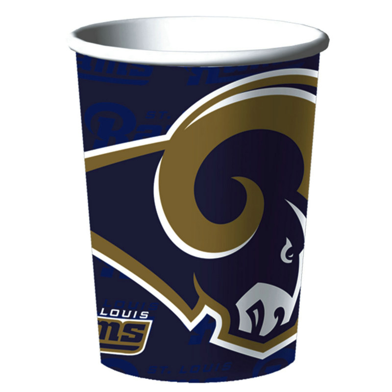 St. Louis Rams 16 oz. Plastic Cup (1 count) - Click Image to Close
