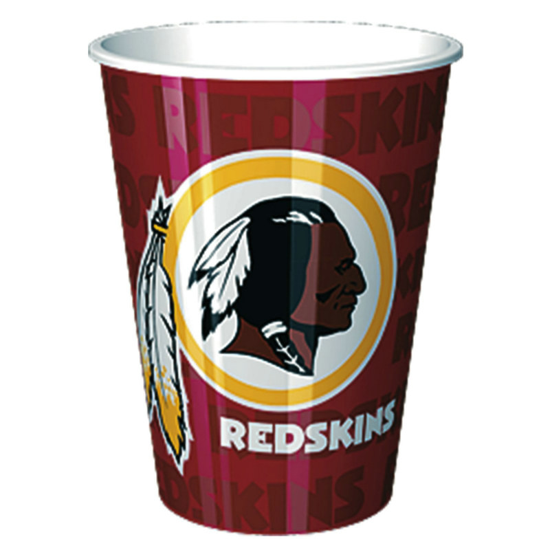 Washington Redskins 16 oz. Plastic Cup (1 count) - Click Image to Close