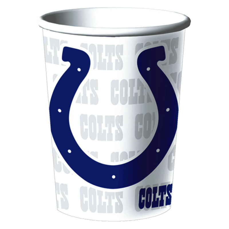 Indianapolis Colts 16 oz. Plastic Cup (1 count) - Click Image to Close