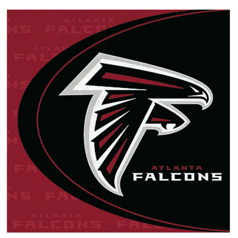 Atlanta Falcons Lunch Napkins (16 count) - Click Image to Close