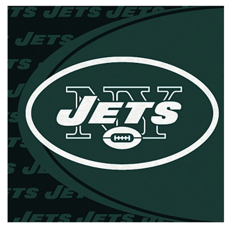 New York Jets Lunch Napkins (16 count) - Click Image to Close
