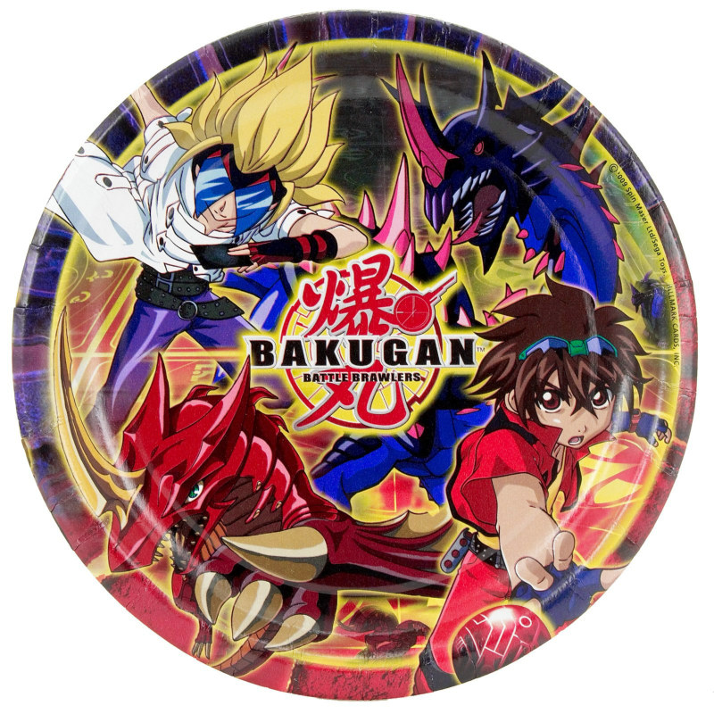 Bakugan Dessert Plates (8 count)