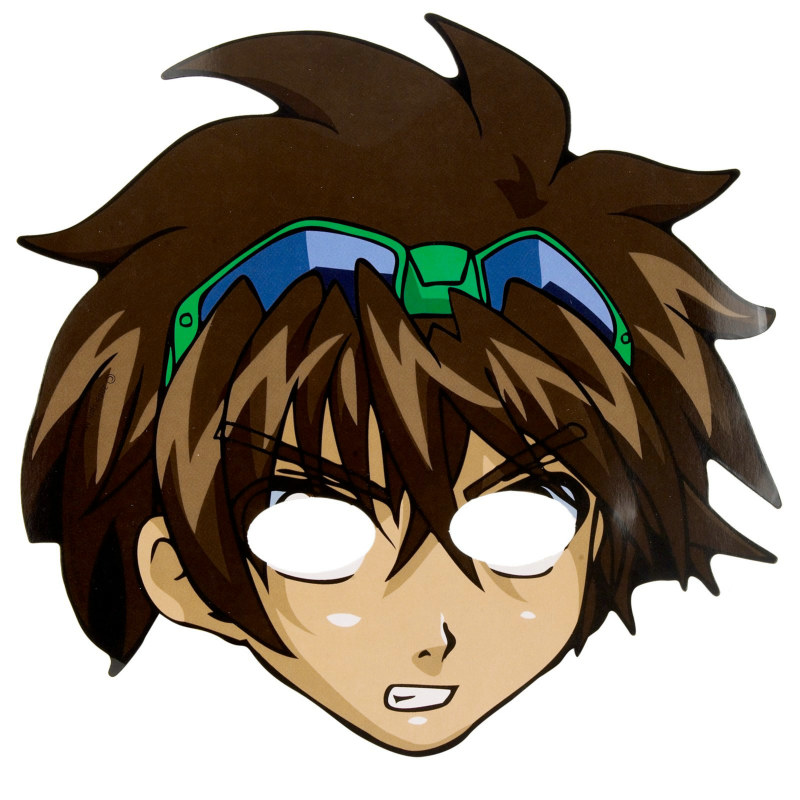 Bakugan Paper Masks (8 count) - Click Image to Close