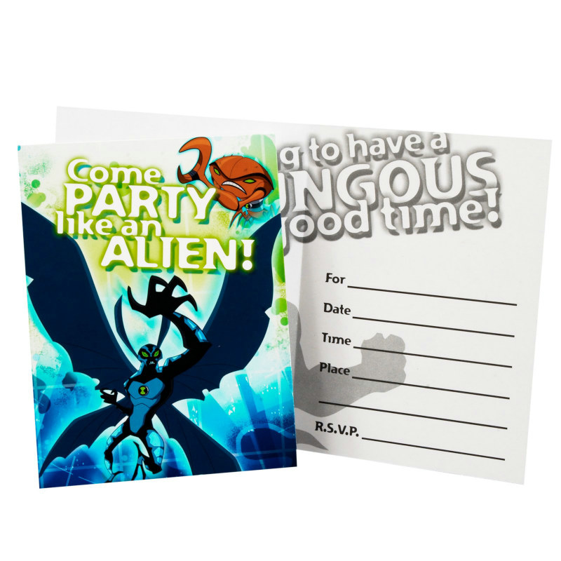 Ben 10: Alien Force Invitations (8 count)