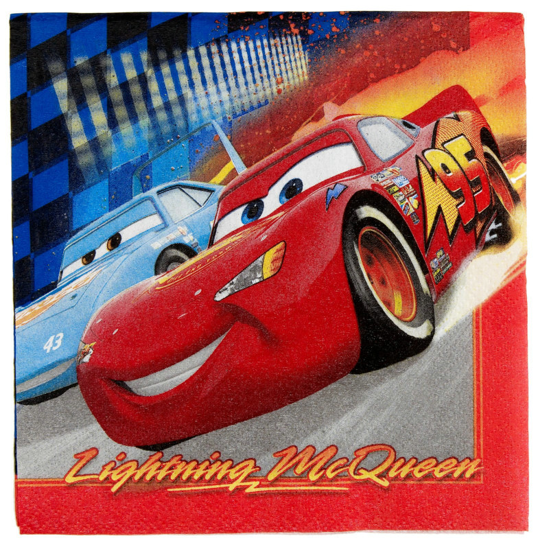 Disney's World of Cars Lunch Napkins (16 count) - Click Image to Close