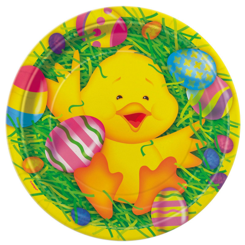 Easter Ducky Dessert Plates (8 count)