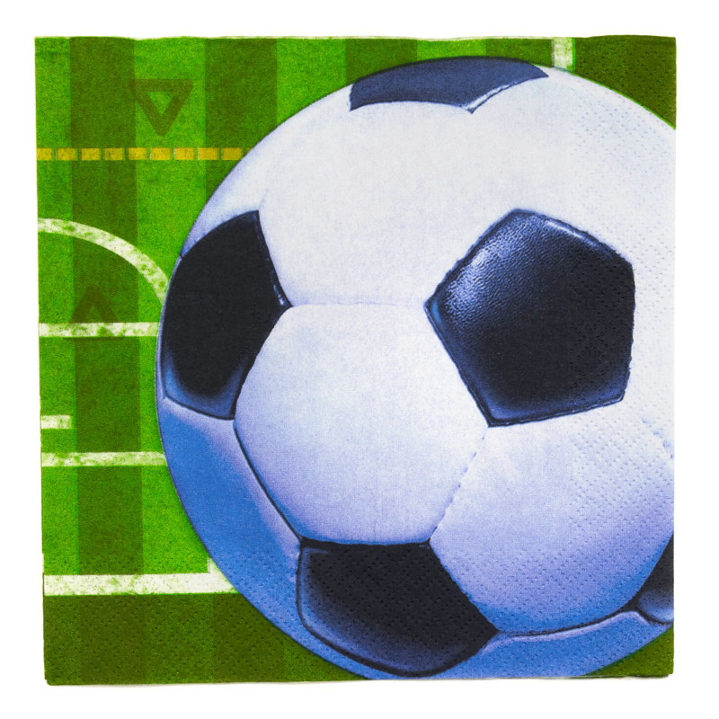 Soccer Lunch Napkins (16 count)