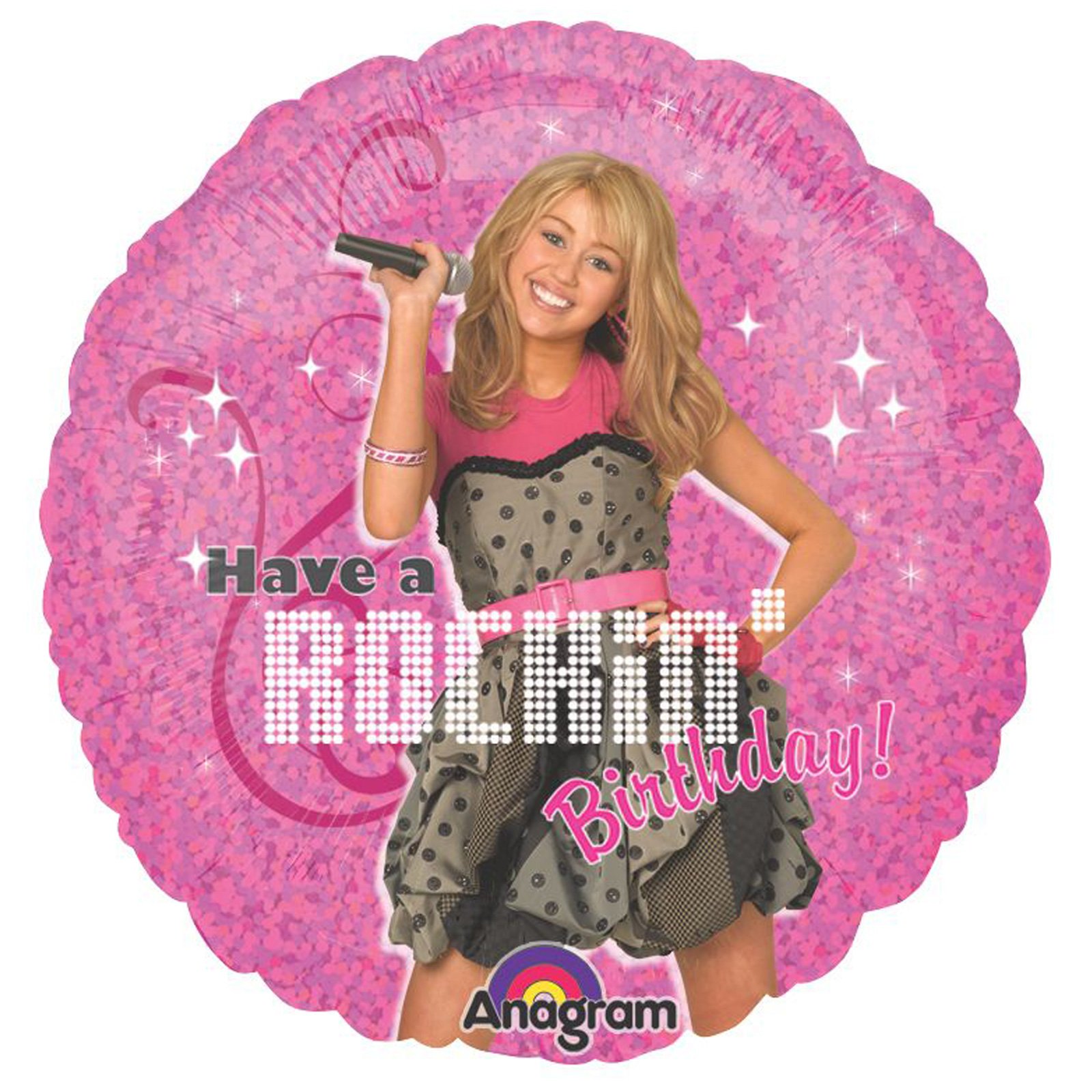 Hannah Montana - Rock the Stage 18" Foil Balloon - Click Image to Close