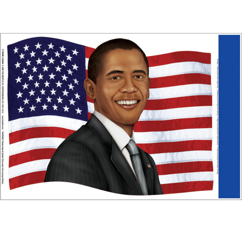 Obama Peel 'N Place 11" x 17" - Click Image to Close