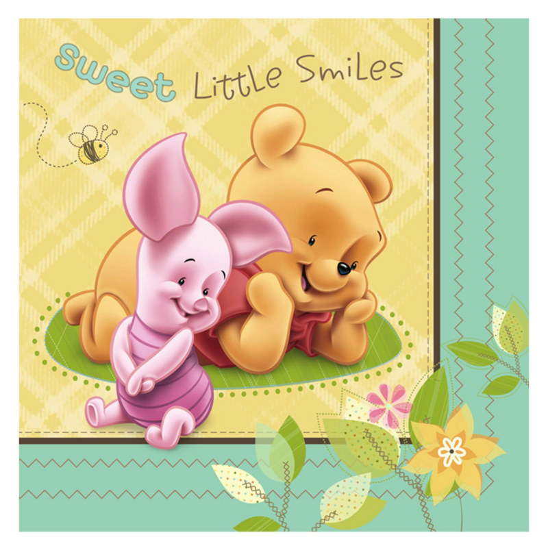 Baby Pooh and Friends Lunch Napkins (16 count)