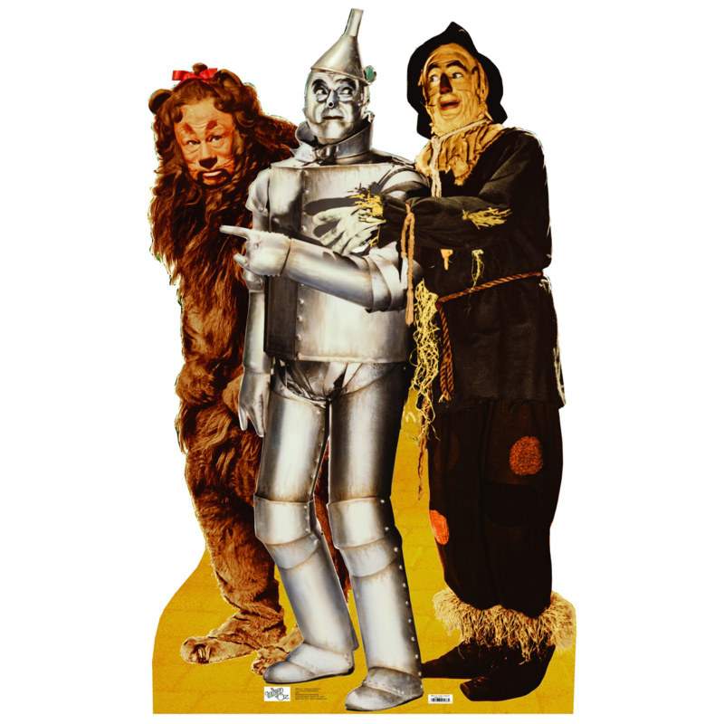 Lion, Tin Man and Scarecrow Standup - Click Image to Close