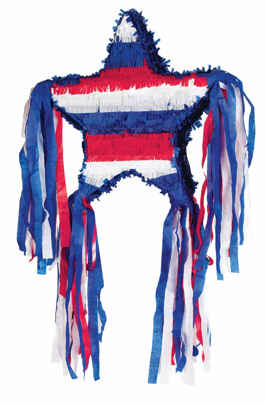 Patriotic Star 19" Pinata - Click Image to Close