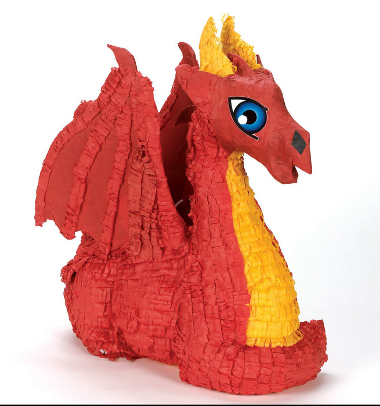 Red Dragon Pinata - Click Image to Close