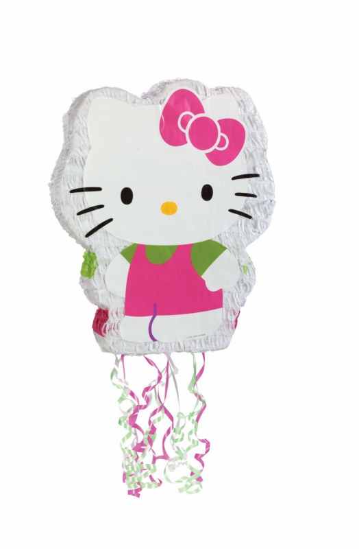 Hello Kitty Pull String Pinata - Click Image to Close