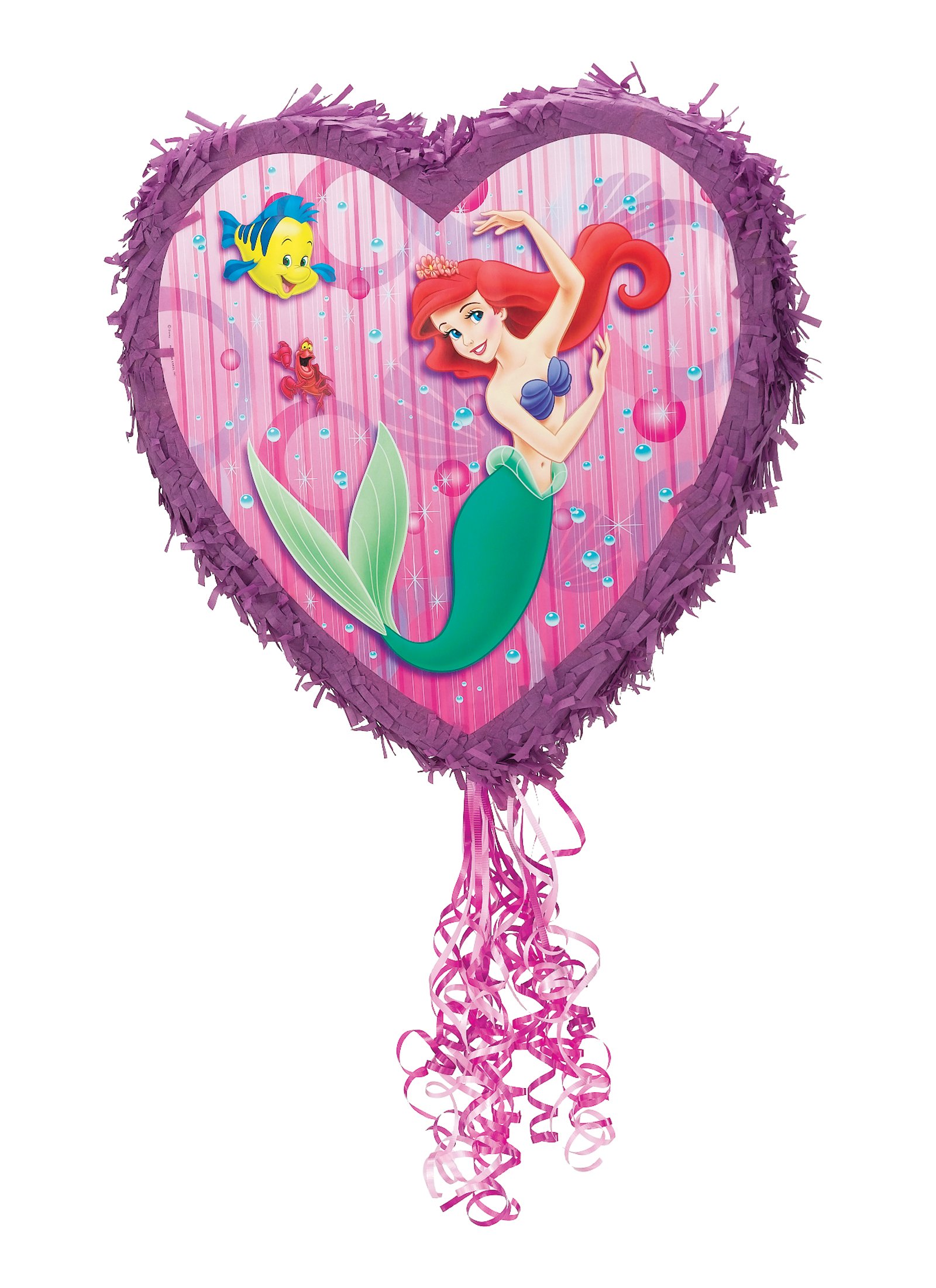 Disney The Little Mermaid 18&quot; Pull-String Pinata - Click Image to Close