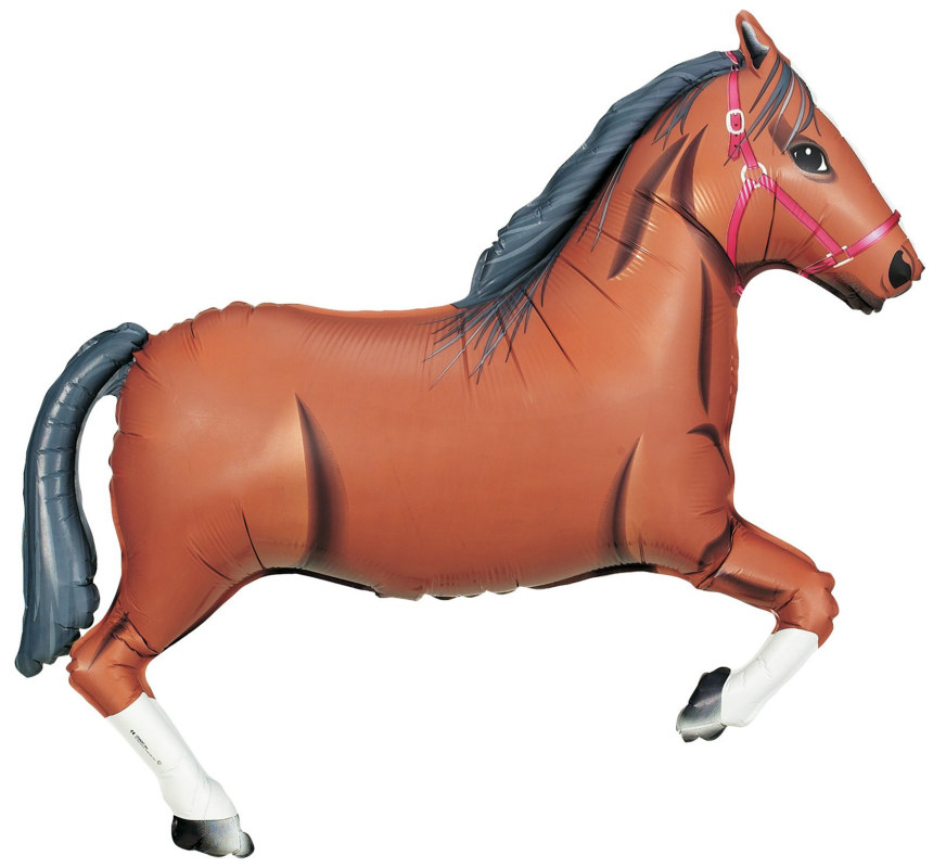 Horse Jumbo 43" Foil Balloon - Click Image to Close