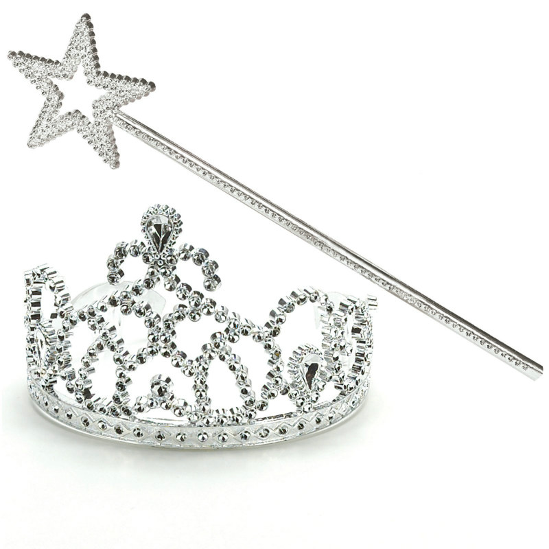 Princess Tiara & Wand Set - Click Image to Close