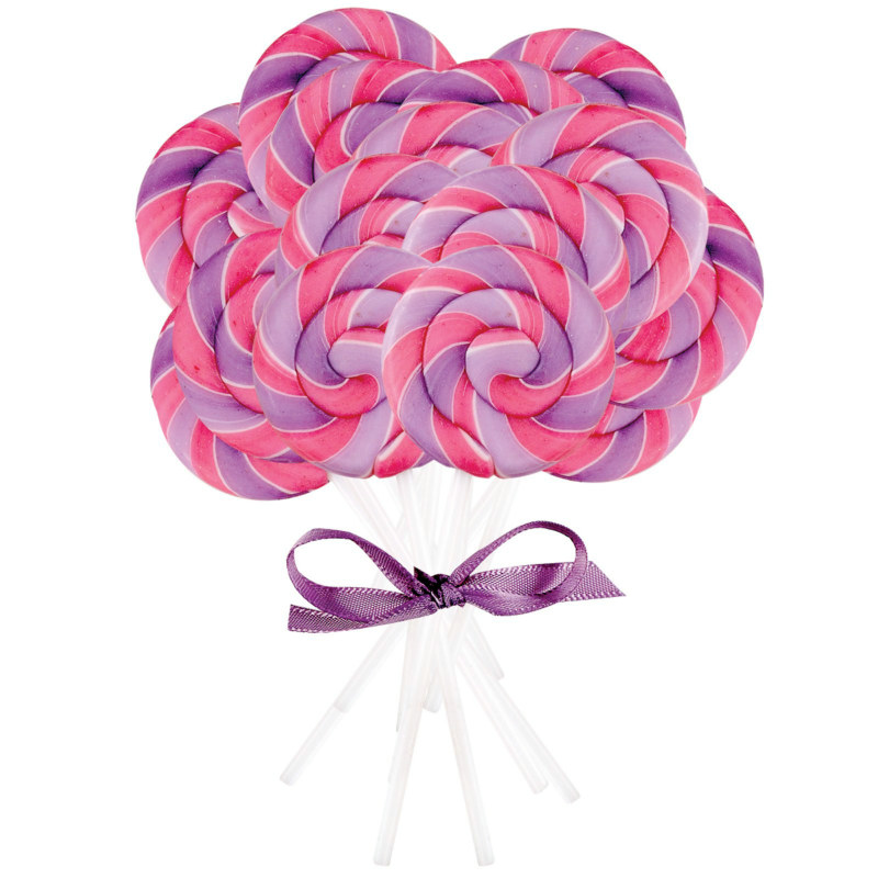 Pastel Swirl Lollipops (16 count) - Click Image to Close