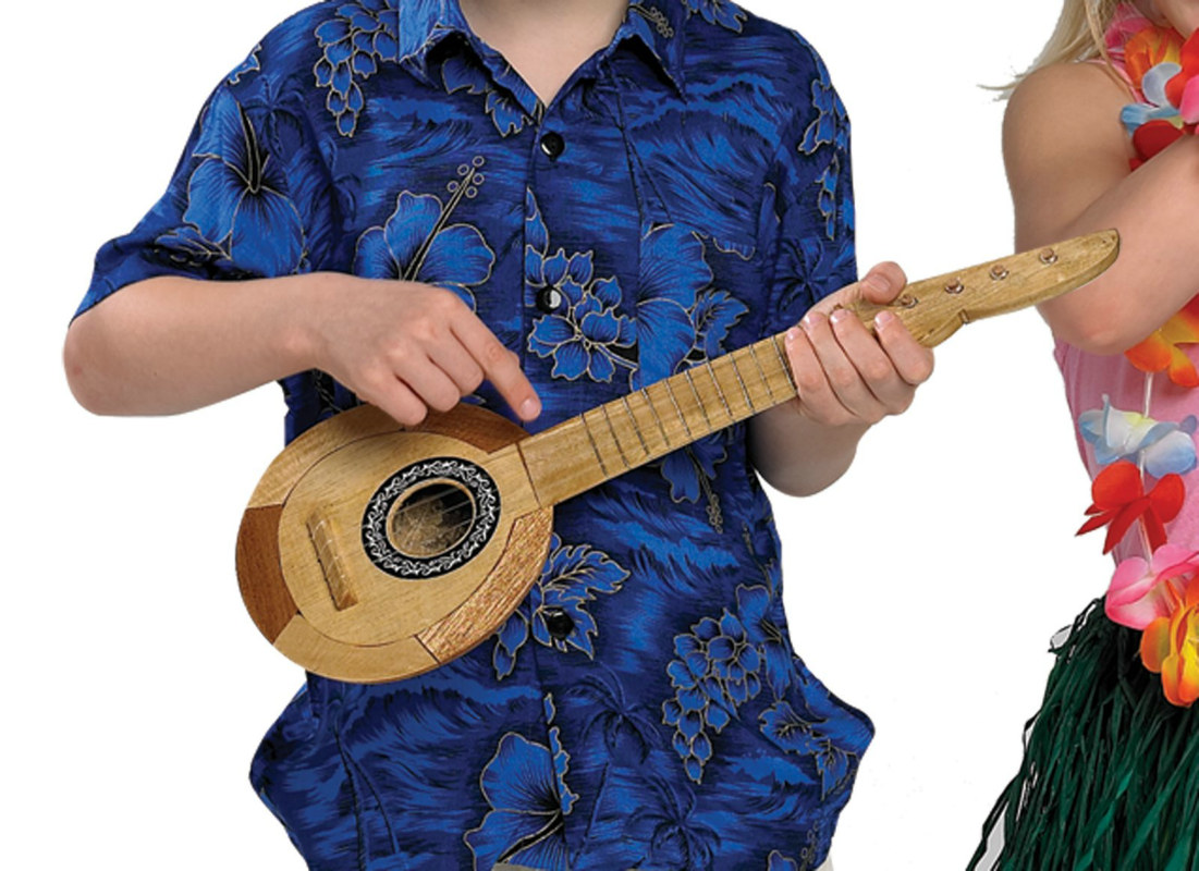 18 " Coconut Ukulele - Click Image to Close