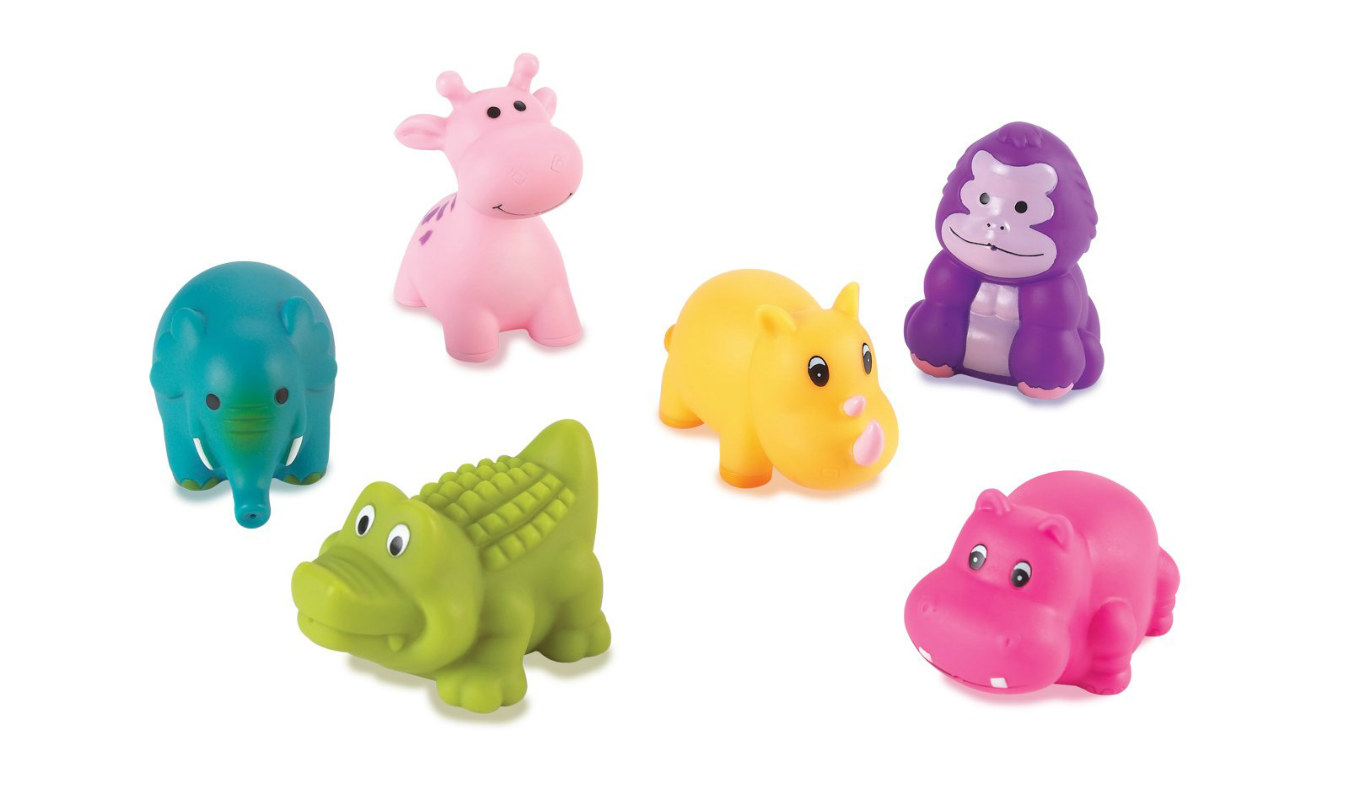 Safari Squirt Toys Assorted (6 count) - Click Image to Close