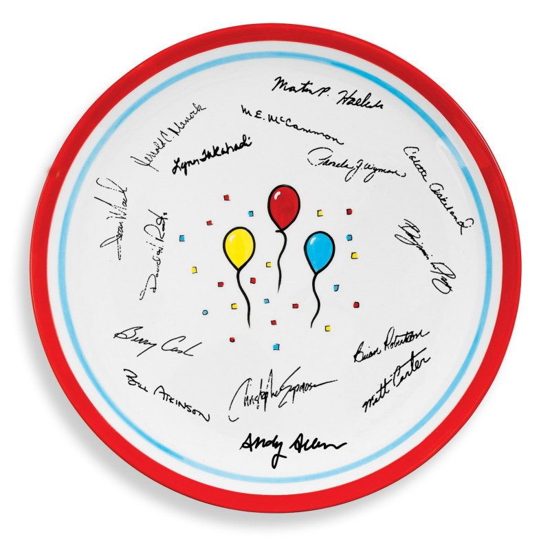 Balloon Signature Plate - Click Image to Close