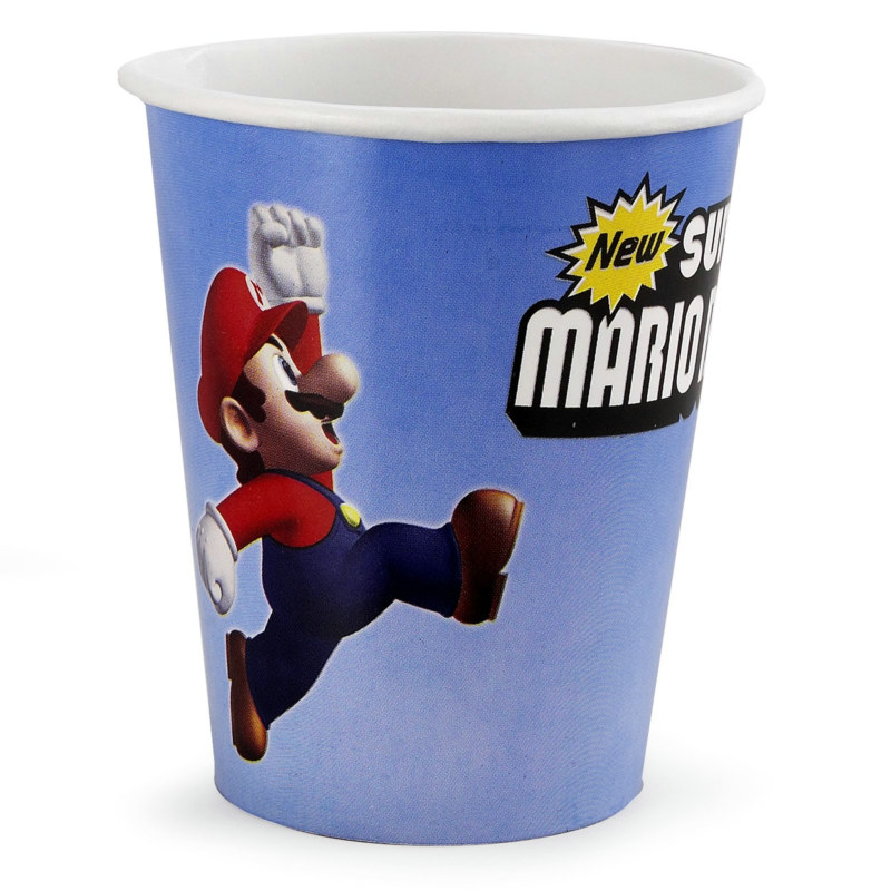 Super Mario Bros. 9 oz. Cups - Click Image to Close