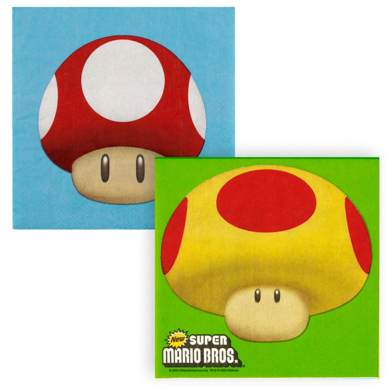 Super Mario Bros. Napkins - Click Image to Close